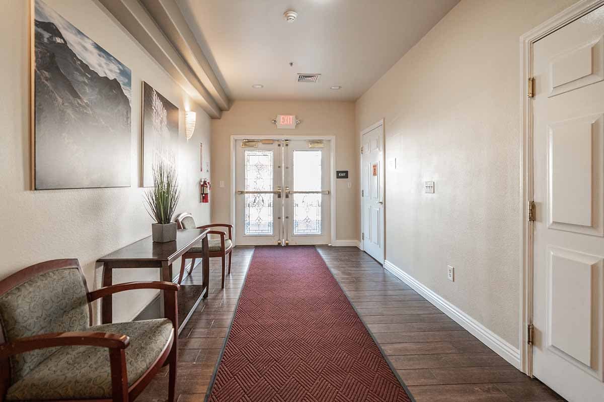 front hallway of nevada addiction rehab center