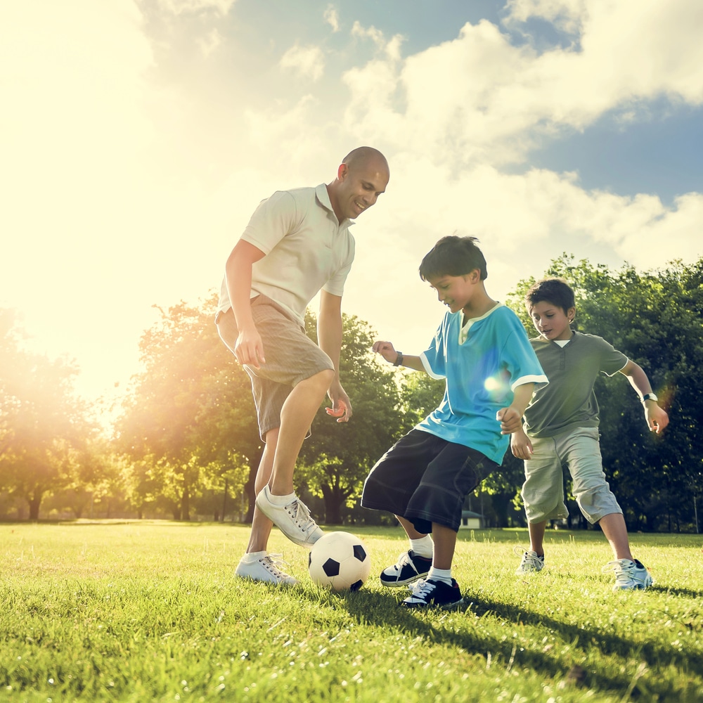 how long is alcohol rehab image healthy man playing with his kids